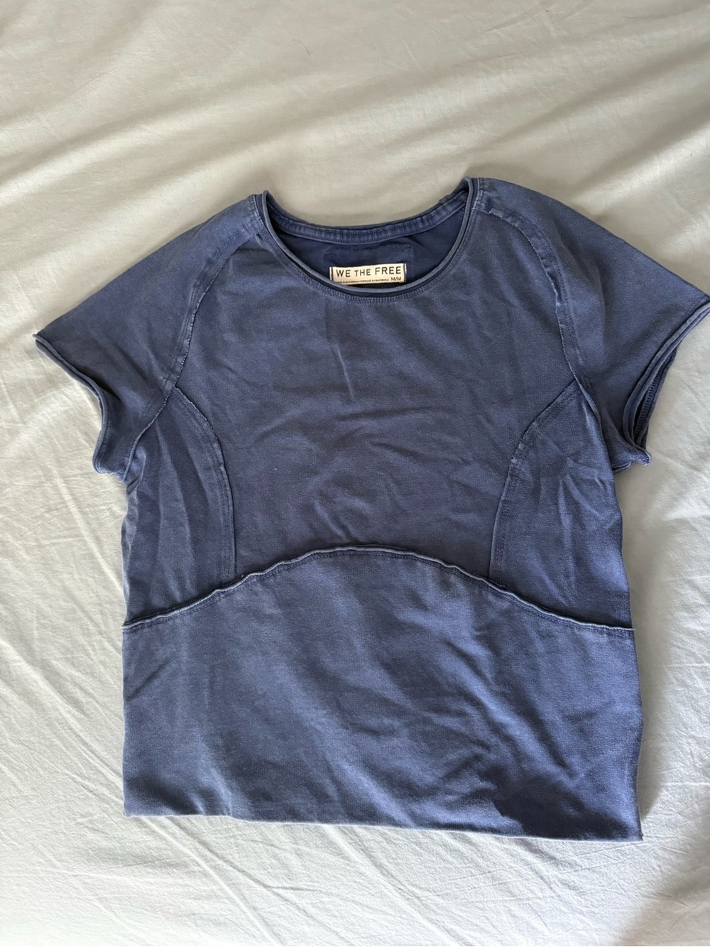 We The Free Protagonist Cropped Cap Sleeve Tee - Picture 2 of 3
